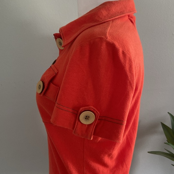 Project E Vintage Polo with Oversized Buttons and Embroidered Details Si… - Picture 6 of 9